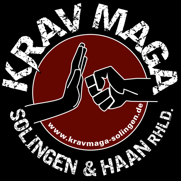 T-Shirt | "Rund dunkelrot" Krav Maga (PAZURU)